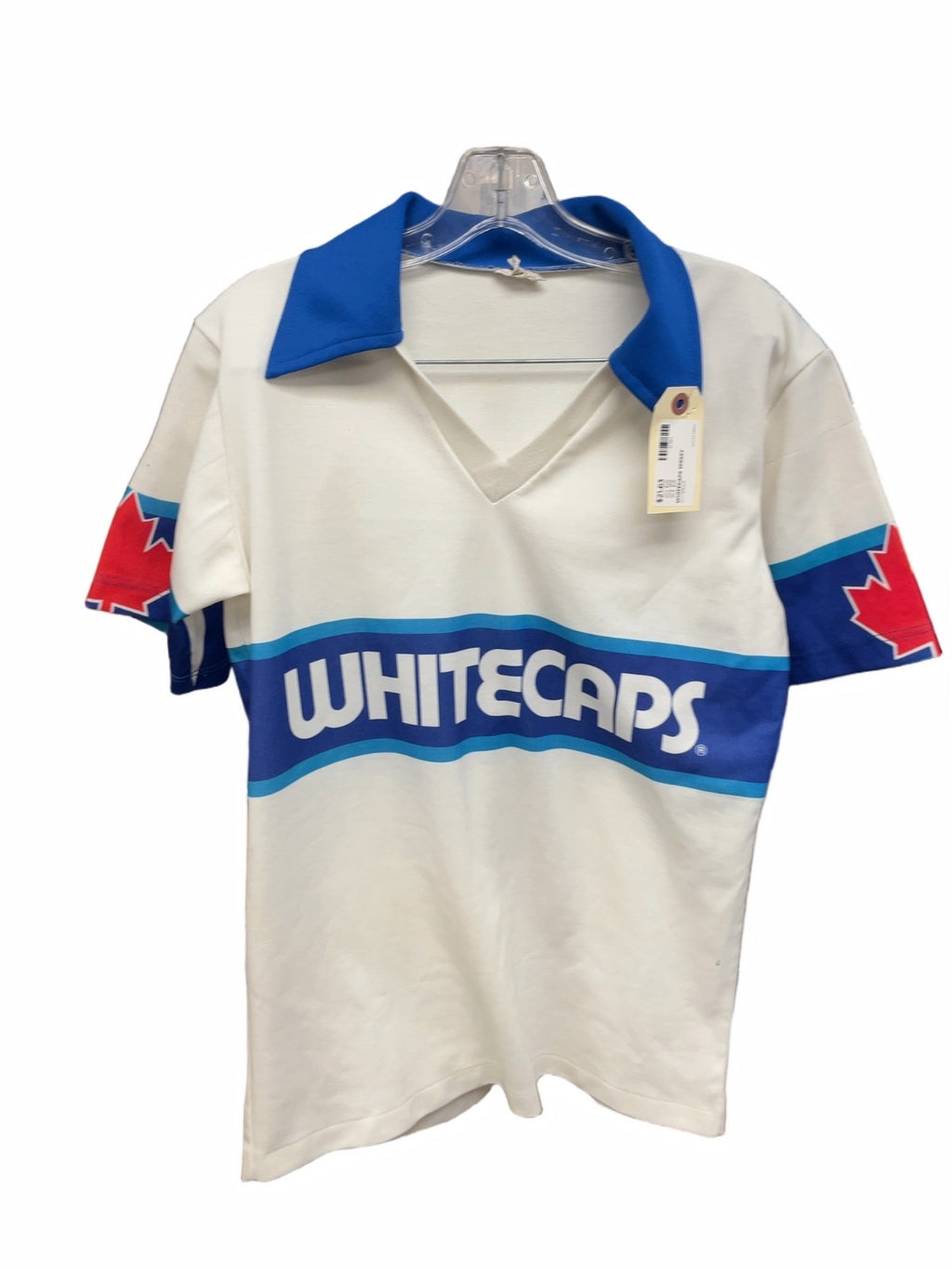 NASL Vancouver Whitecaps Vintage Jersey Size M White/Blue