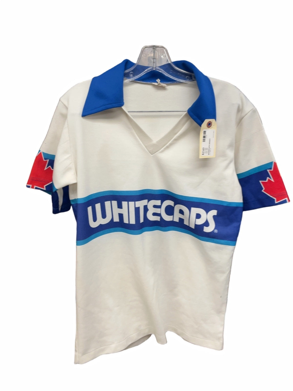 NASL Vancouver Whitecaps Vintage Jersey Size M White/Blue