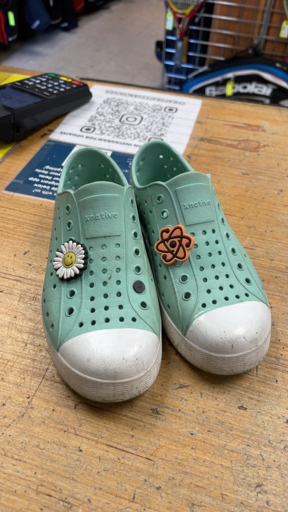 Native Jefferson Water Shoes - Teal - Kids Size 13C