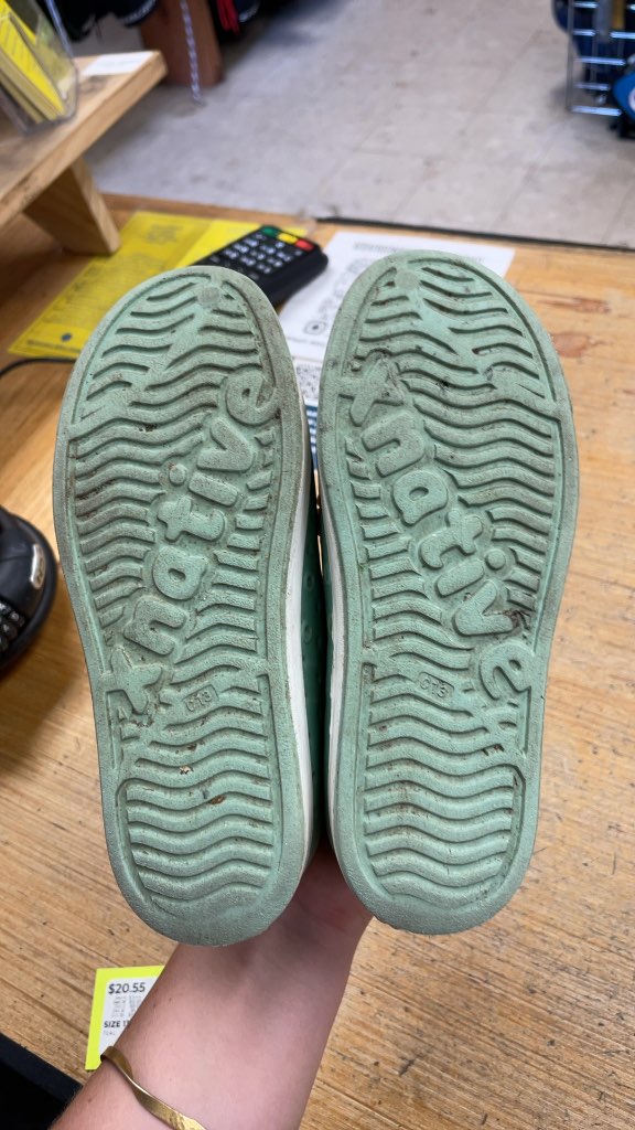 Native Jefferson Water Shoes - Teal - Kids Size 13C