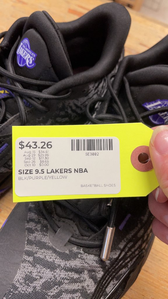 NBA Los Angeles Lakers Basketball Shoes