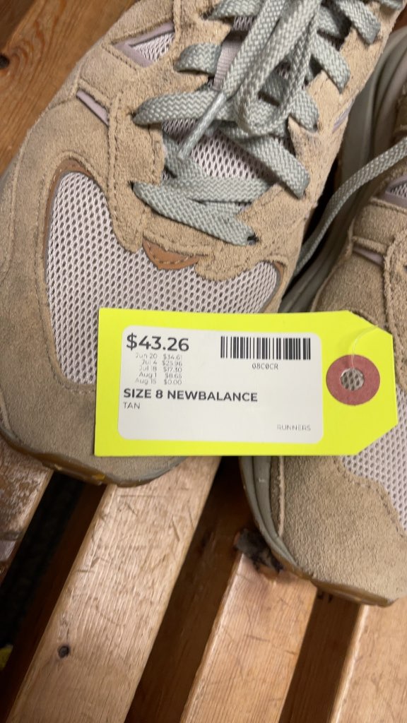 New Balance 57/40 Running Shoes - Tan - Size 8
