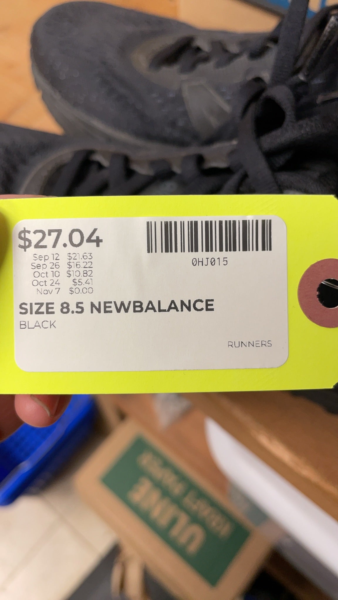 New Balance 880 v9 Size 8.5 Black Running Shoes
