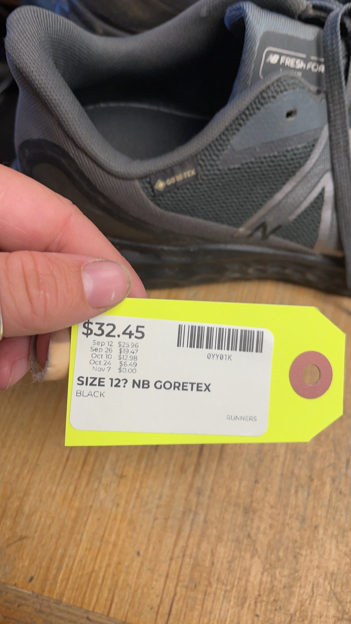 New Balance Fresh Foam Gore-Tex Size 12 Runners