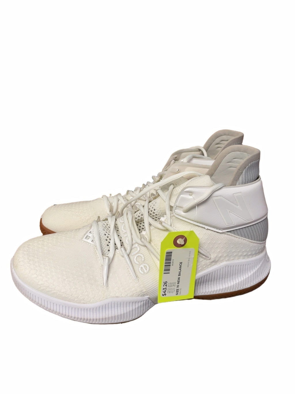 New Balance FuelCell Size 10 White Basketball Shoes