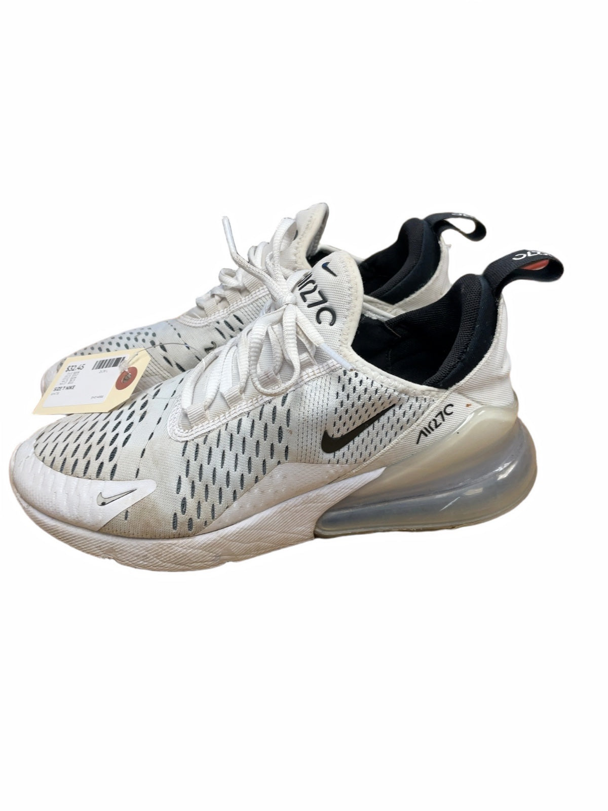 Nike Air 270 Size 7 White Sneakers