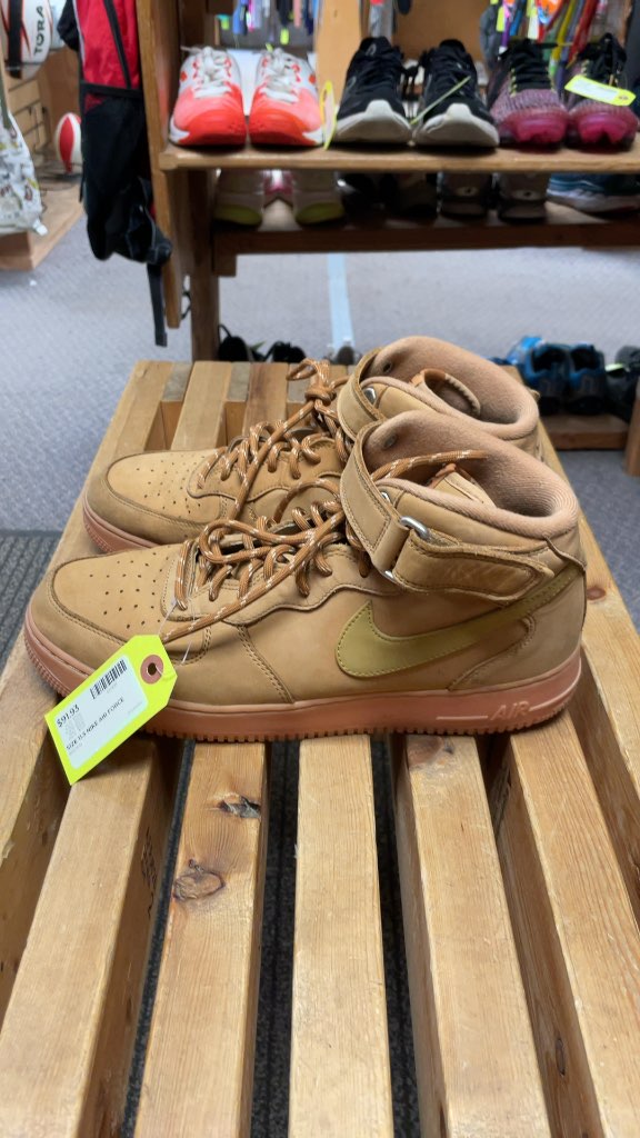 Nike Air Force 1 Mid Brown - Size 11.5