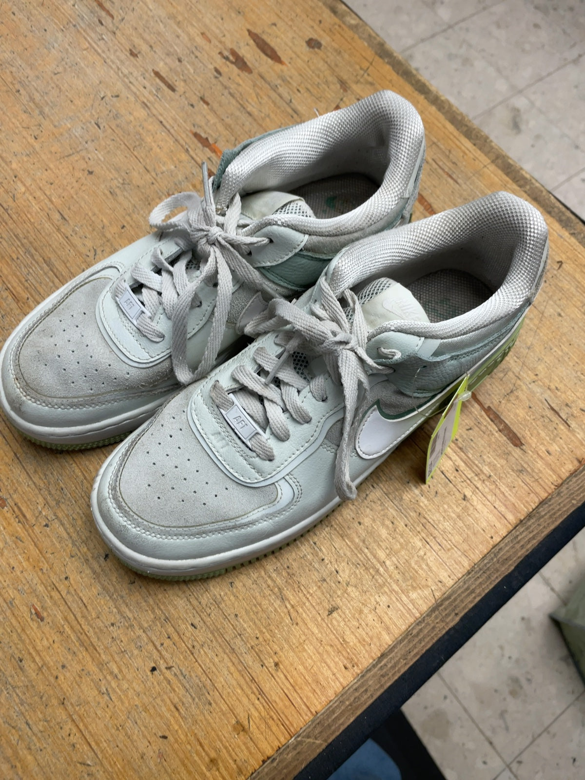 Nike Air Force 1 Shadow Size 8.5 US Grey/Green Sneakers