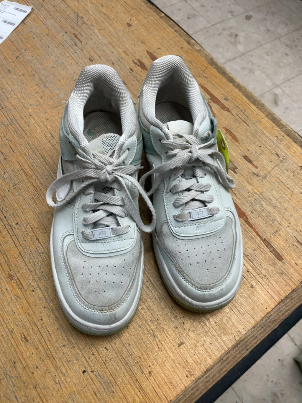 Nike Air Force 1 Shadow Size 8.5 US Grey/Green Sneakers