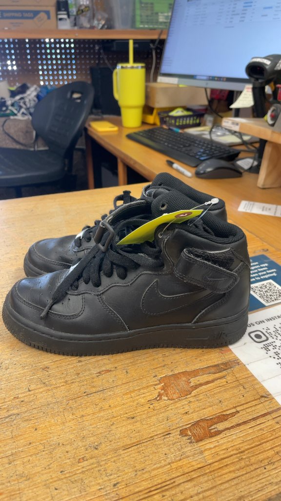 Nike Air Force High Tops Black Size 4.5