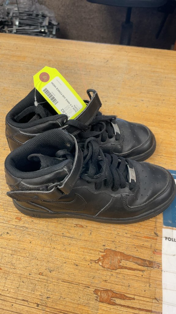 Nike Air Force High Tops Black Size 4.5
