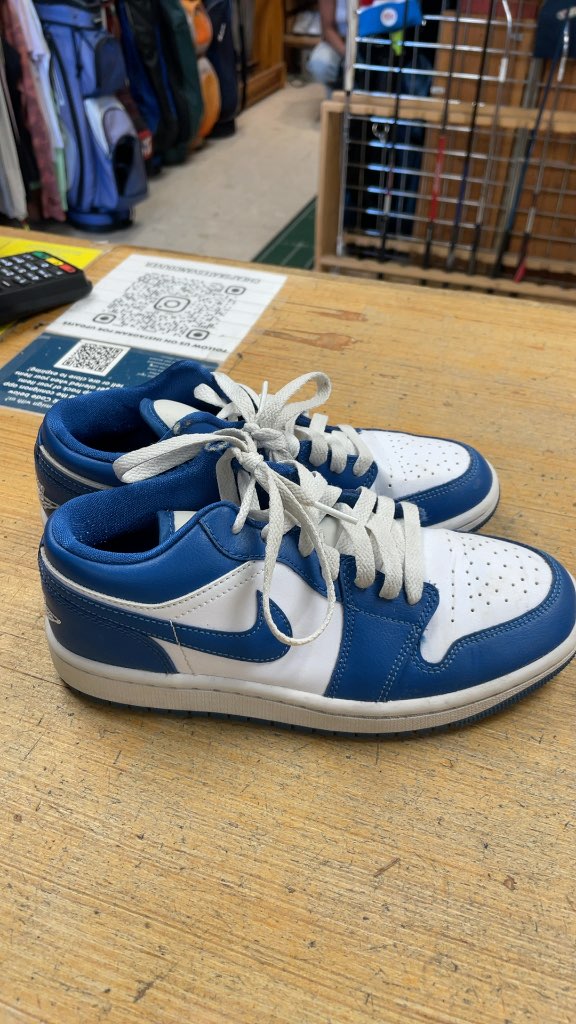 Nike Air Jordan 1 Low Blue/White Size 6.5