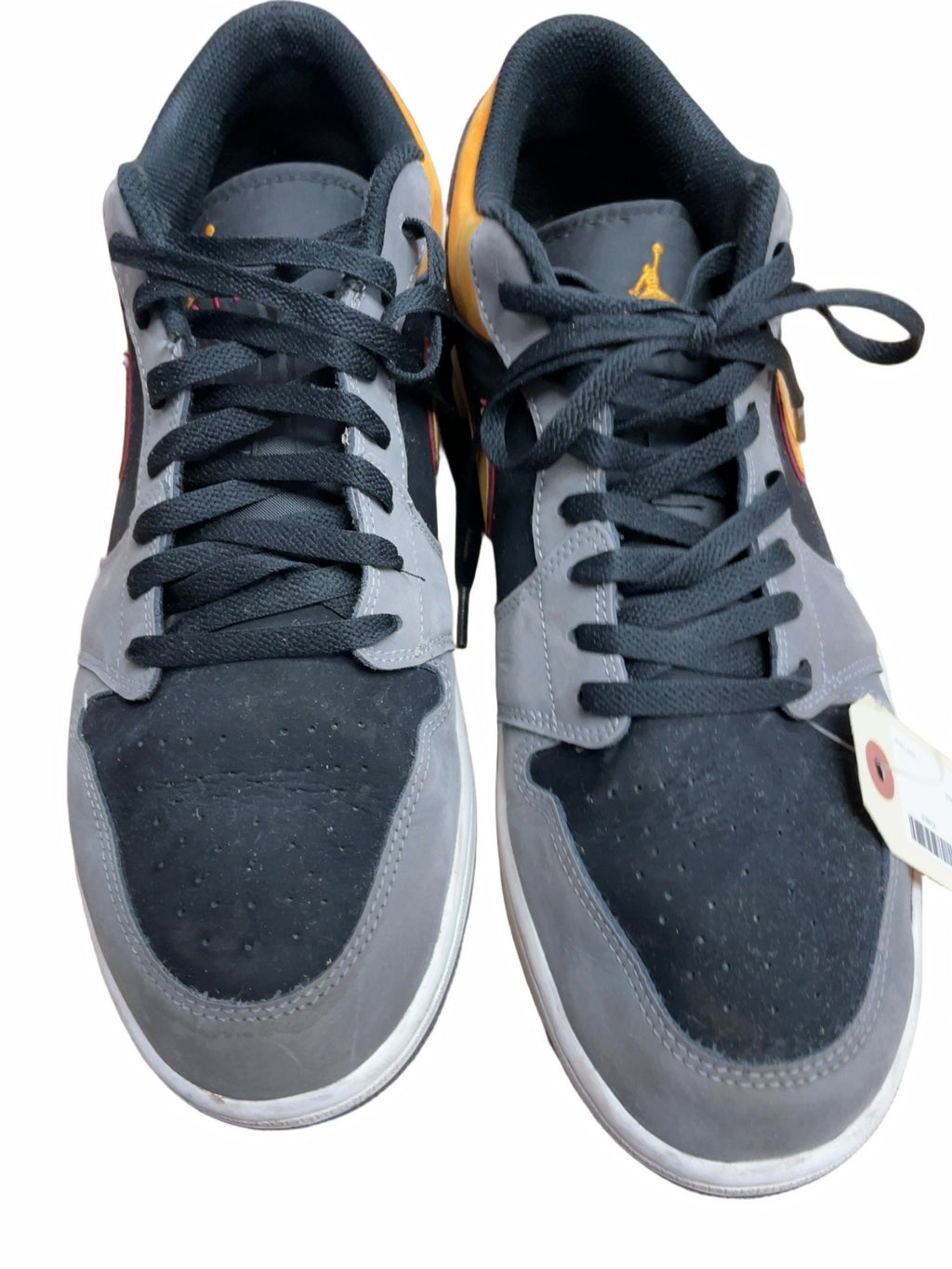 Nike Air Jordan 1 Low Size 12 Grey/Black/Orange