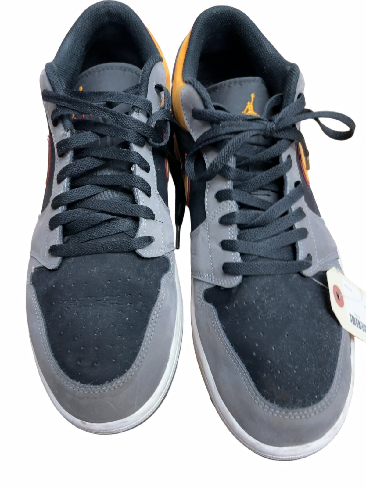 Nike Air Jordan 1 Low Size 12 Grey/Black/Orange