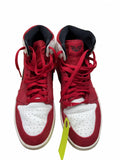 Nike Air Jordan 1 Mid 9.5 White/Red Sneakers