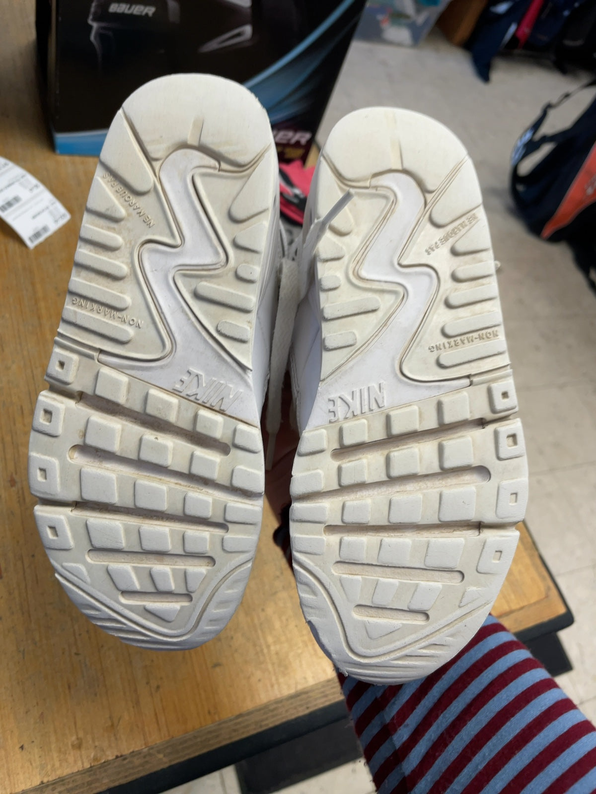 Nike Air Max 90 Size 2 White Sneakers