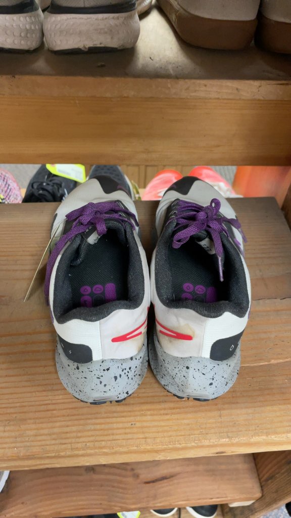 Nike Air Pegasus Shield Running Shoes - Black/Purple - Size 5.5