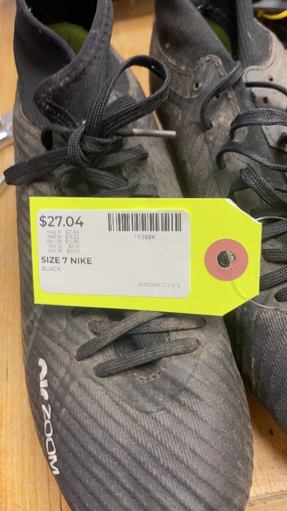 Nike Air Zoom Soccer Cleats - Size 7