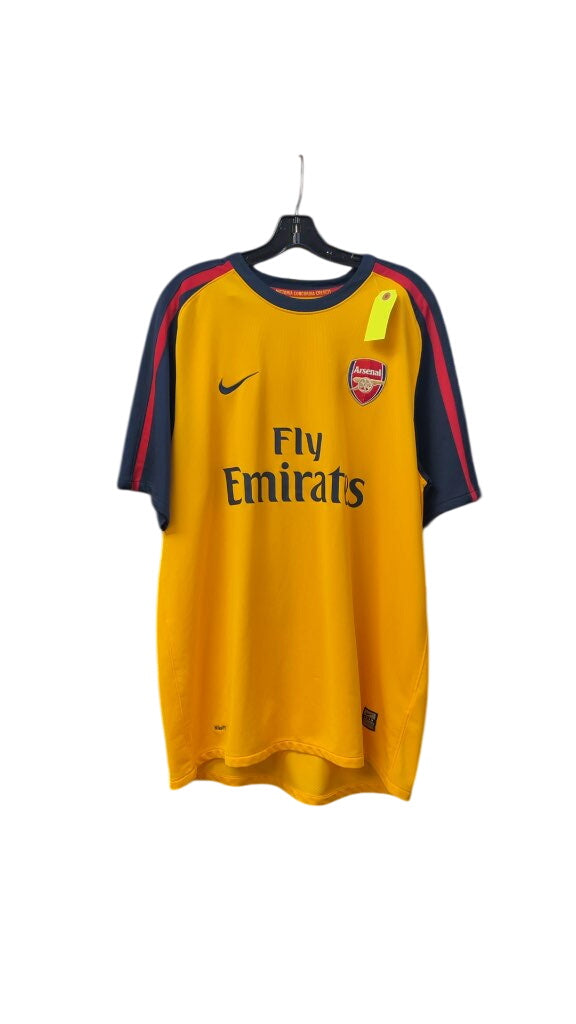 Nike Arsenal FC Fly Emirates Soccer Jersey - Orange/Yellow