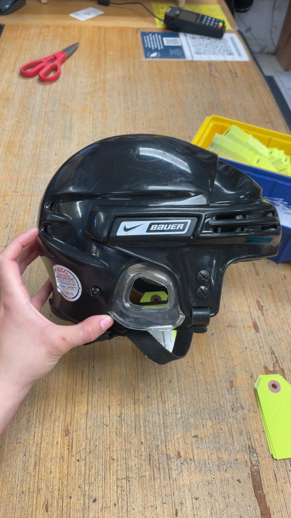 Nike Bauer Black Skating Helmet - Size Medium