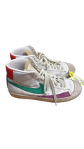 Nike Blazer Mid '77 White/Multi-Color High Top Sneakers - Size 10