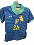 Nike Brazil Ederson #24 Soccer Jersey Size 24