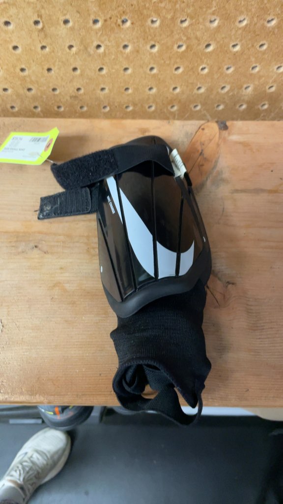 Nike Charge Soccer Shin Pads with Ankle Guards - Small