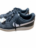 Nike Court Vision Low Size 9.5 Black/White Sneakers