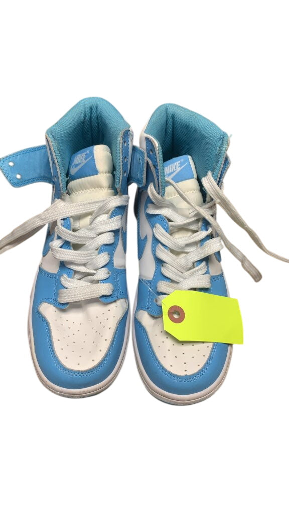Nike Dunk High Blue/White Sneakers Ladies Size 7