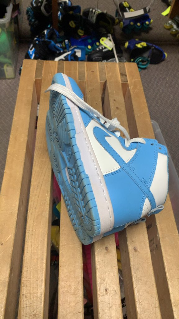 Nike Dunk High Blue/White Sneakers Ladies Size 7