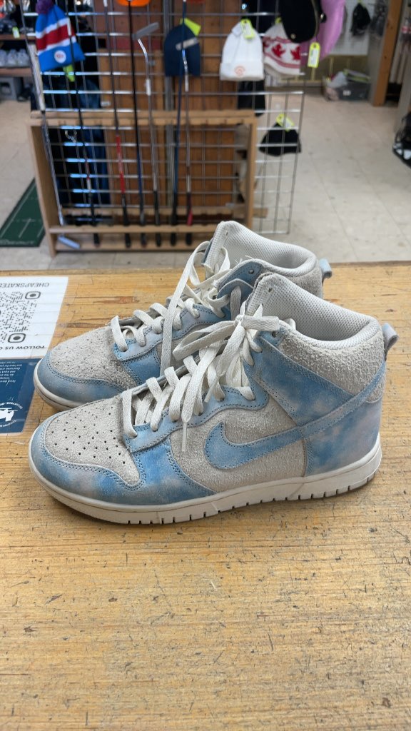 Nike Dunk High Blue/White Sneakers Size 8
