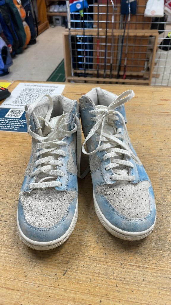 Nike Dunk High Blue/White Sneakers Size 8