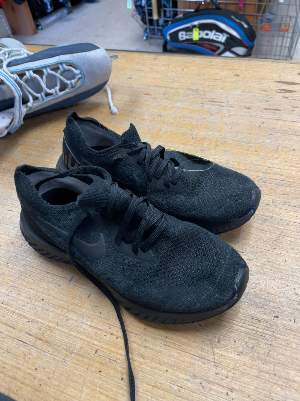 Nike Epic React Flyknit Running Shoes - Black - Size 8