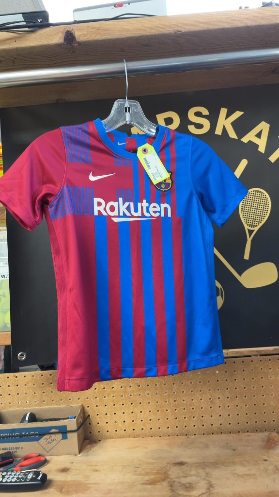 Nike FC Barcelona Soccer Jersey - Red/Blue