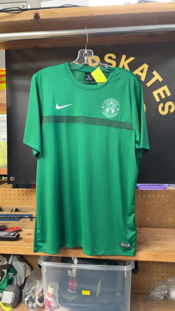 Nike Hibernian Edinburgh Soccer Jersey - Green