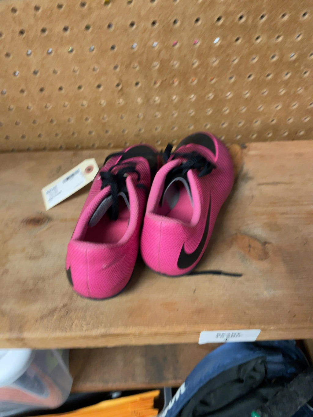 Nike Hypervenom Size 3 Pink Soccer Cleats