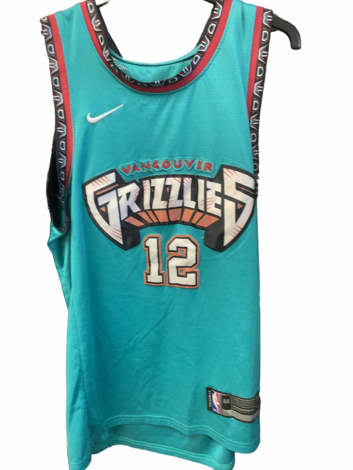 Nike Ja Morant Vancouver Grizzlies Swingman Jersey Size 44 Teal