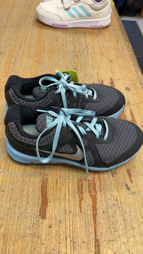 Nike Lunar Forever Kids Running Shoes - Size 1.5 - Blue/Grey