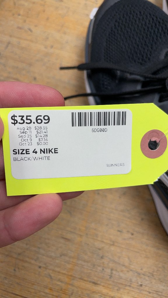 Nike Pegasus Running Shoes - Size 4