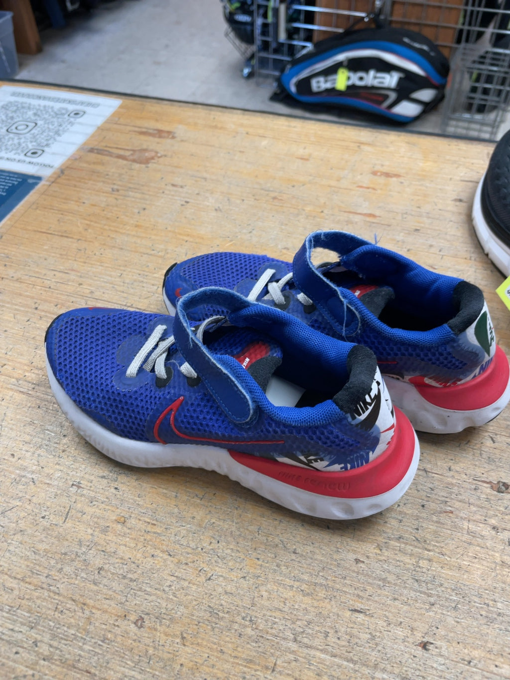 Nike Renew Size 13.5C Blue Runners