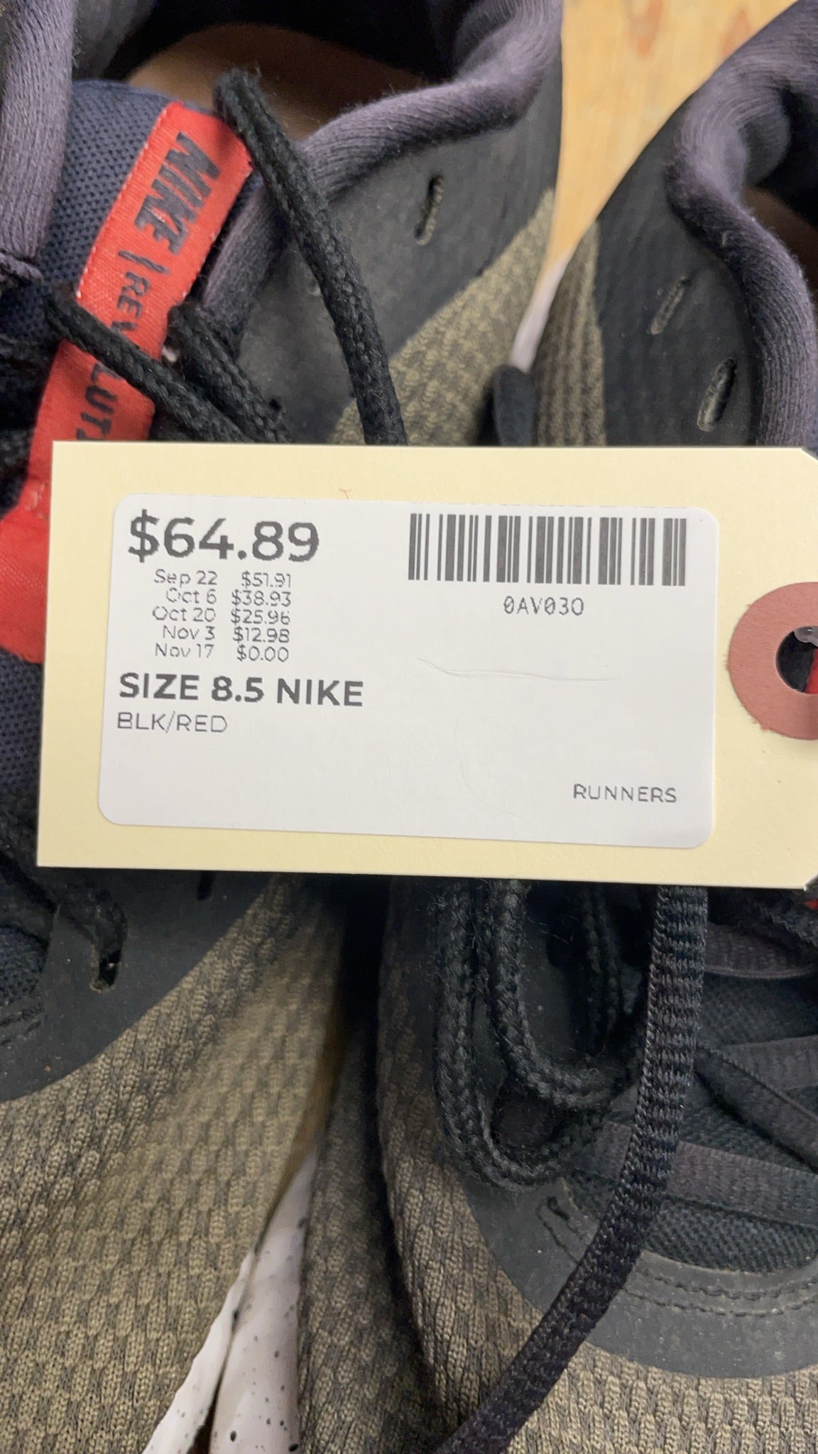 Nike Revolution 5 Size 8.5 W Running Shoes