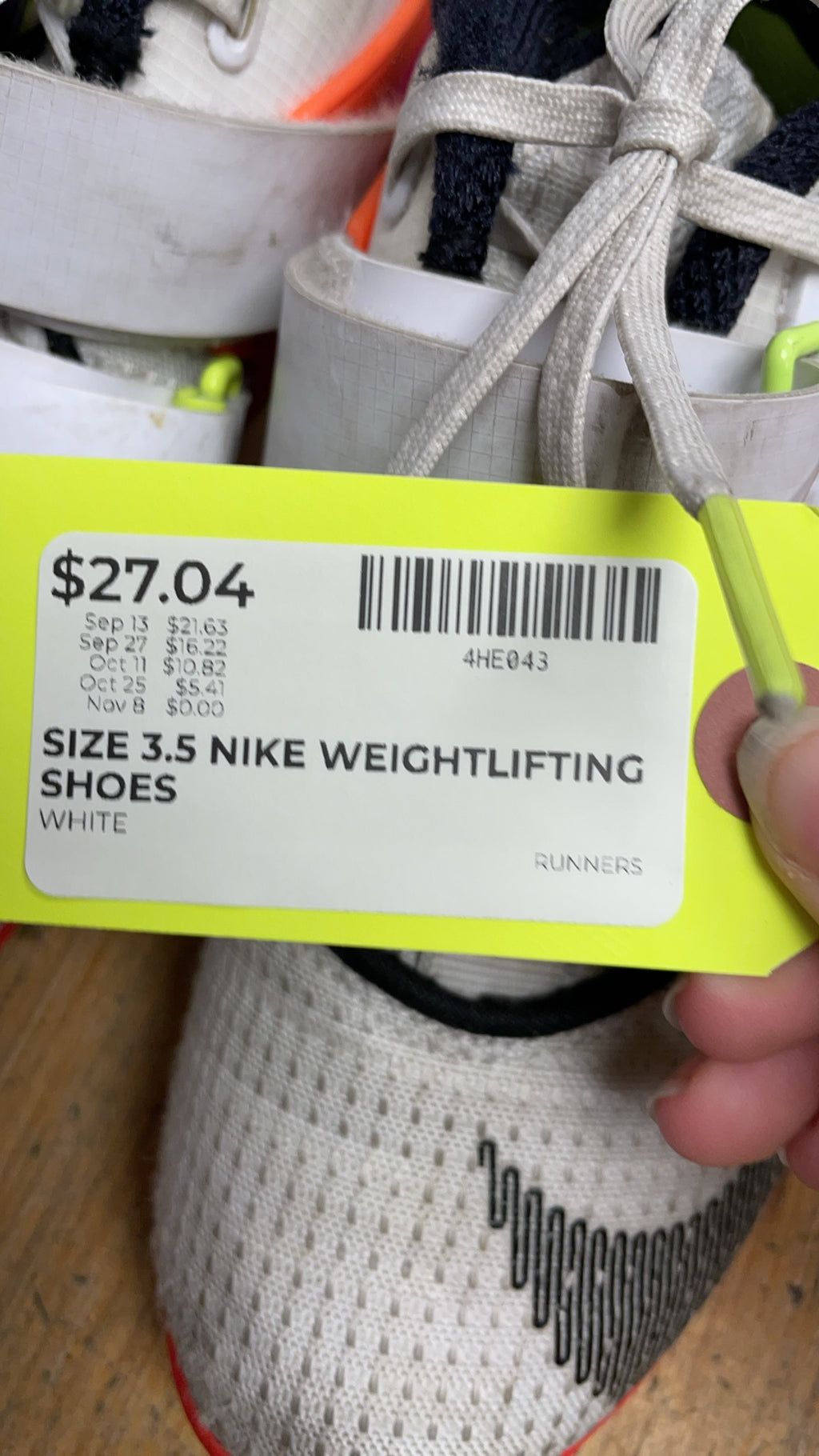 Nike Romaleos 4 Size 3.5 Weightlifting Shoes