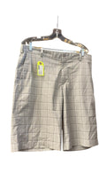 Nike Size 36 Grey Plaid Golf Shorts