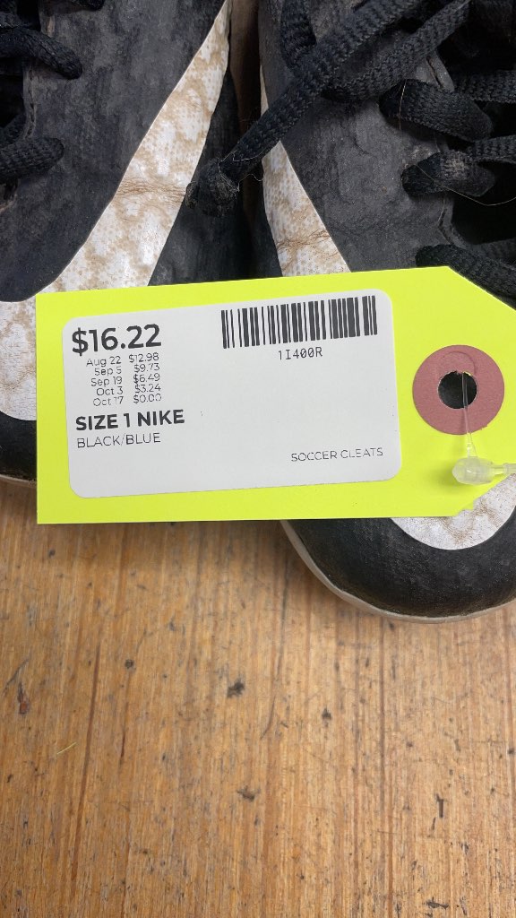 Nike Soccer Cleats - Size 1