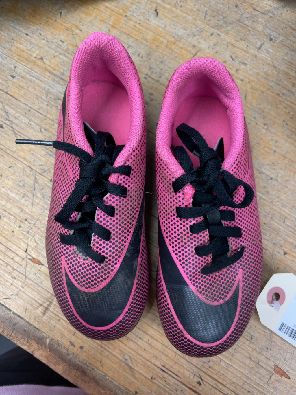Nike Soccer Cleats Size 11C Pink/Black