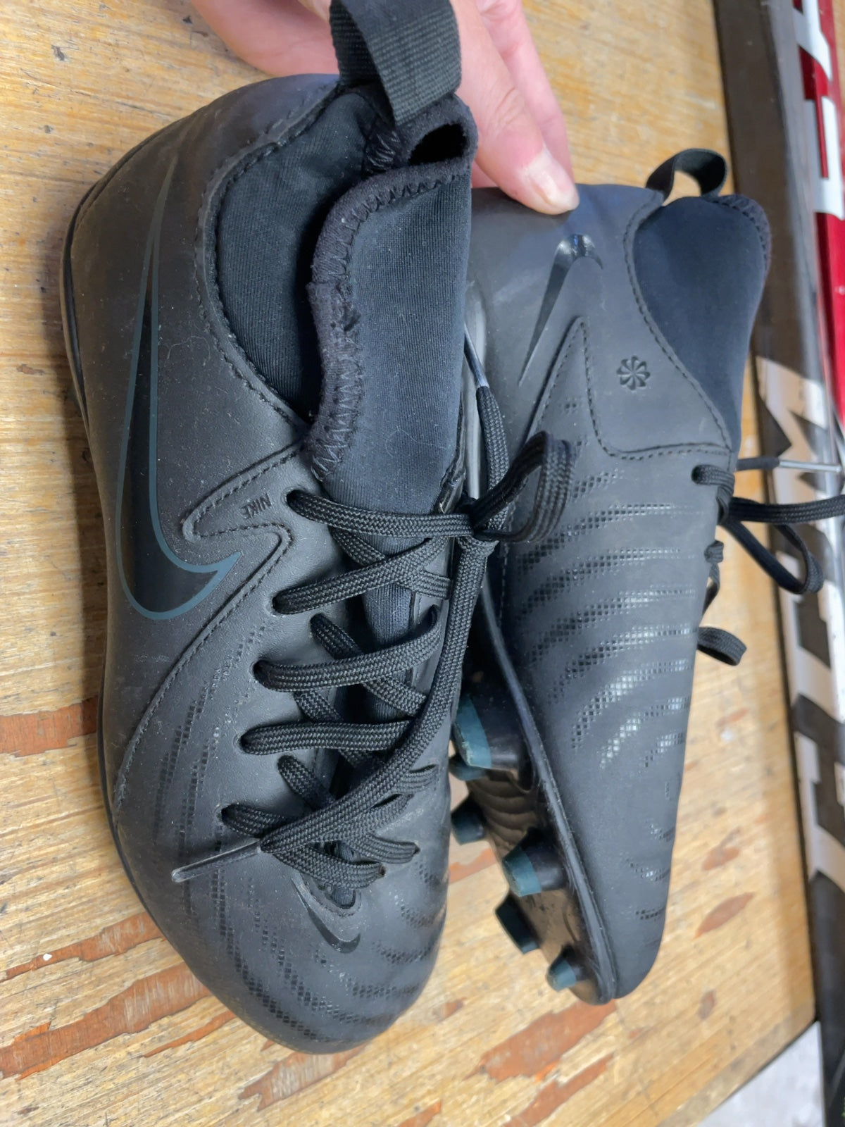 Nike Soccer Cleats Size 2 Black