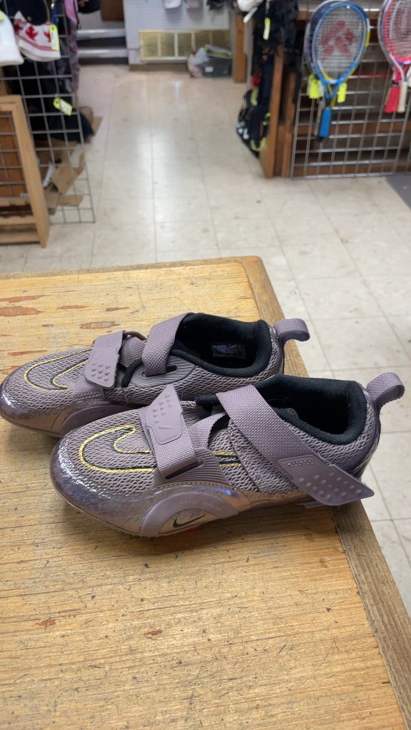 Nike SuperRep Cycle Indoor Cycling Shoes - Purple - Size 5