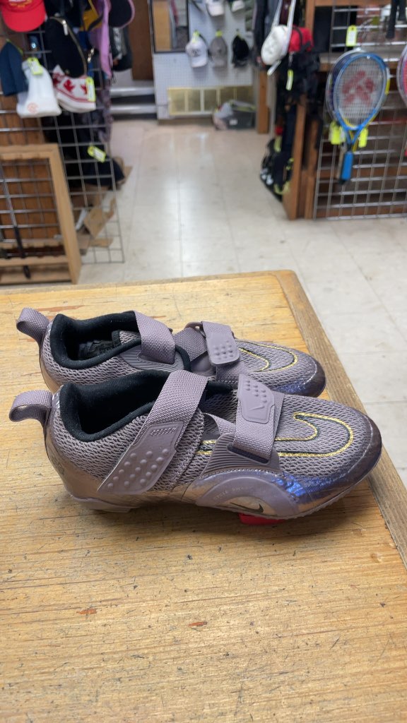 Nike SuperRep Cycle Indoor Cycling Shoes - Purple - Size 5
