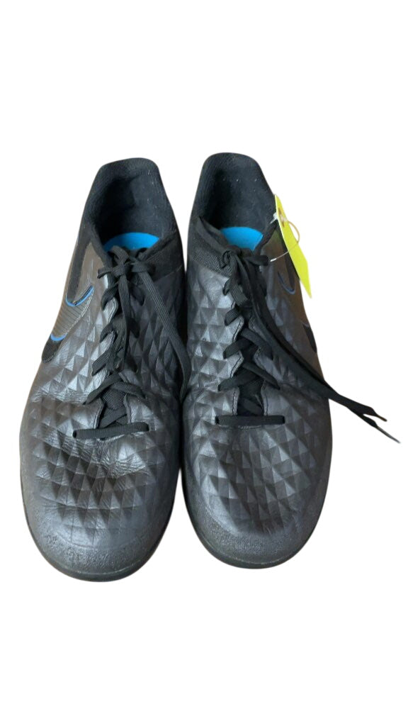 Nike Tiempo Indoor Soccer Shoes - Size 10.5 - Black/Blue