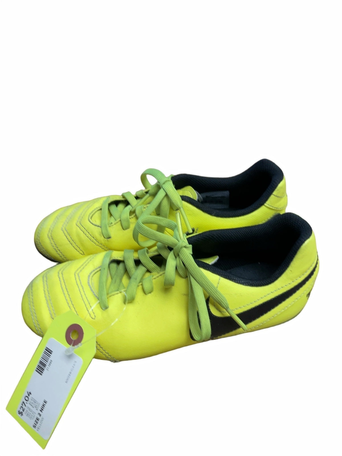 Nike Tiempo Size 2 Soccer Cleats